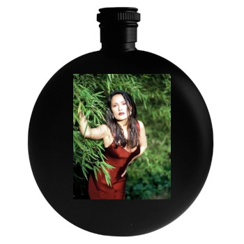 Salma Hayek Round Flask