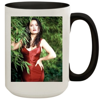 Salma Hayek 15oz Colored Inner & Handle Mug