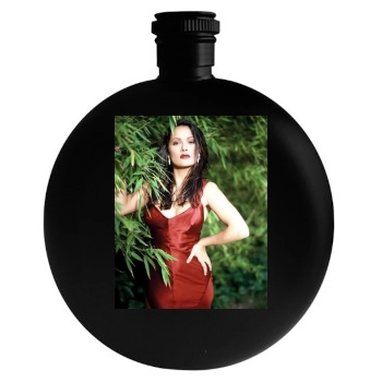 Salma Hayek Round Flask