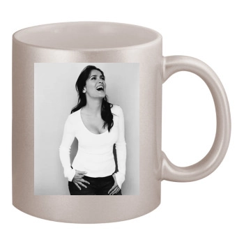 Salma Hayek 11oz Metallic Silver Mug