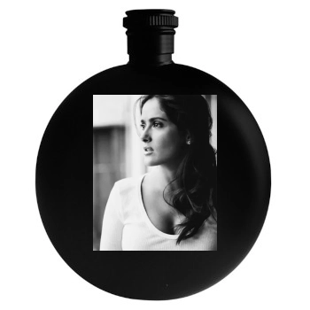 Salma Hayek Round Flask