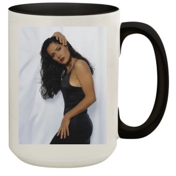 Salma Hayek 15oz Colored Inner & Handle Mug