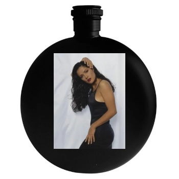 Salma Hayek Round Flask