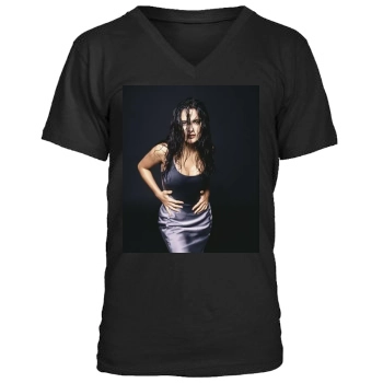 Salma Hayek Men's V-Neck T-Shirt