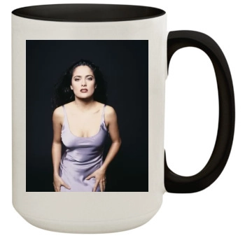 Salma Hayek 15oz Colored Inner & Handle Mug