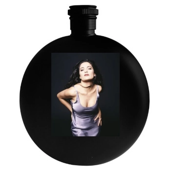 Salma Hayek Round Flask