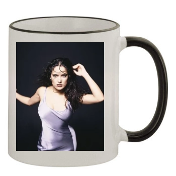 Salma Hayek 11oz Colored Rim & Handle Mug