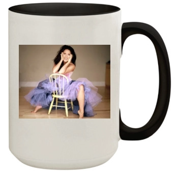 Salma Hayek 15oz Colored Inner & Handle Mug