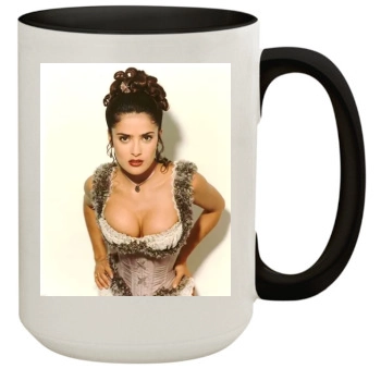 Salma Hayek 15oz Colored Inner & Handle Mug