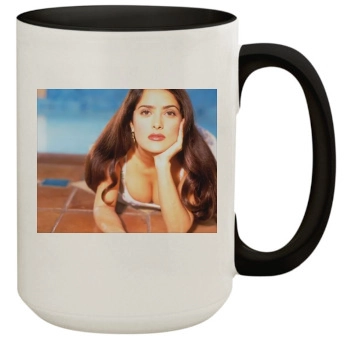 Salma Hayek 15oz Colored Inner & Handle Mug