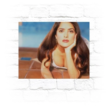 Salma Hayek Metal Wall Art