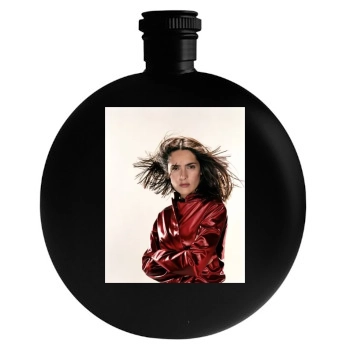 Salma Hayek Round Flask