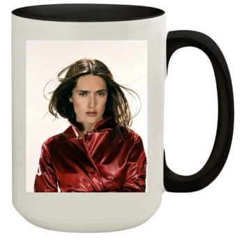 Salma Hayek 15oz Colored Inner & Handle Mug