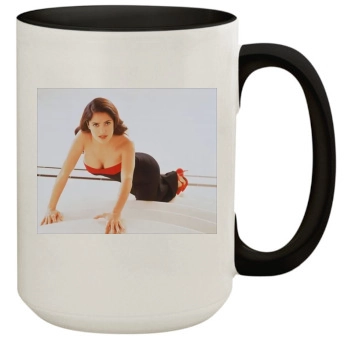 Salma Hayek 15oz Colored Inner & Handle Mug