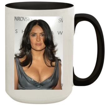 Salma Hayek 15oz Colored Inner & Handle Mug