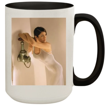 Salma Hayek 15oz Colored Inner & Handle Mug