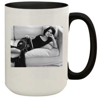 Salma Hayek 15oz Colored Inner & Handle Mug