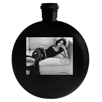 Salma Hayek Round Flask