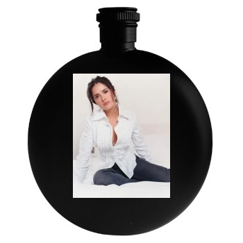 Salma Hayek Round Flask