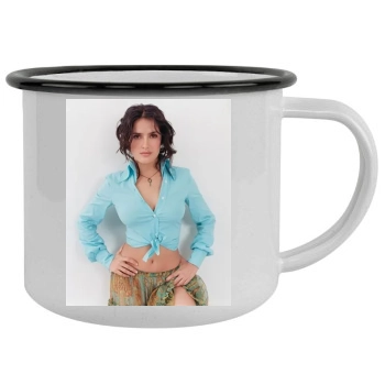 Salma Hayek Camping Mug