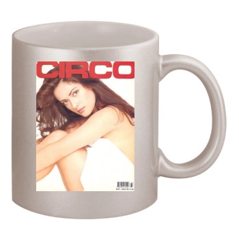 Salma Hayek 11oz Metallic Silver Mug