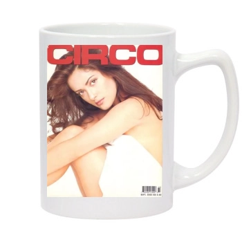 Salma Hayek 14oz White Statesman Mug