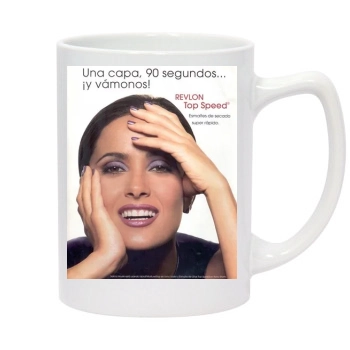 Salma Hayek 14oz White Statesman Mug