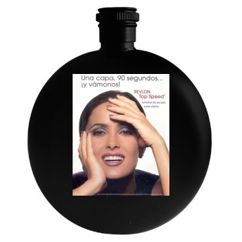 Salma Hayek Round Flask