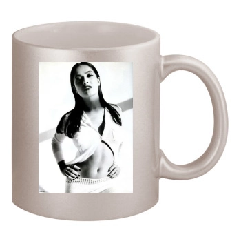 Salma Hayek 11oz Metallic Silver Mug