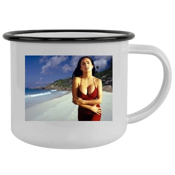 Salma Hayek Camping Mug