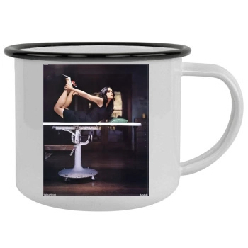 Salma Hayek Camping Mug