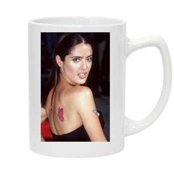 Salma Hayek 14oz White Statesman Mug