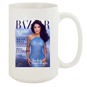 Salma Hayek 15oz White Mug