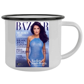 Salma Hayek Camping Mug