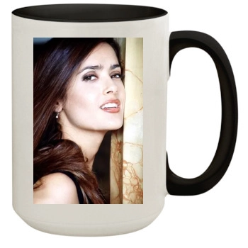 Salma Hayek 15oz Colored Inner & Handle Mug