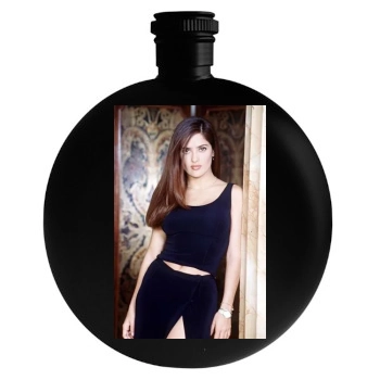 Salma Hayek Round Flask