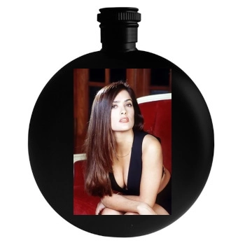 Salma Hayek Round Flask