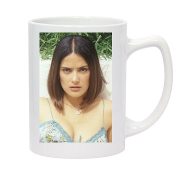 Salma Hayek 14oz White Statesman Mug