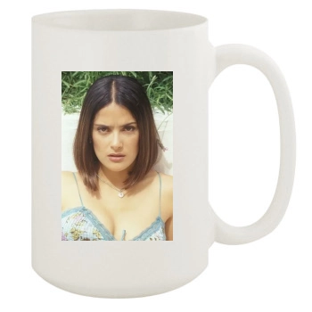 Salma Hayek 15oz White Mug