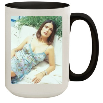 Salma Hayek 15oz Colored Inner & Handle Mug