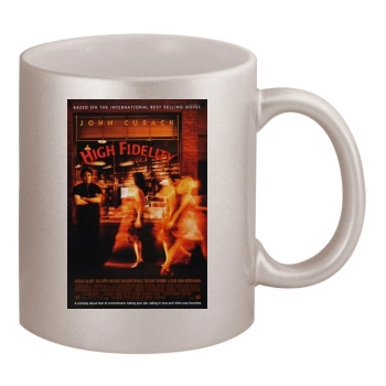 High Fidelity (2000) 11oz Metallic Silver Mug