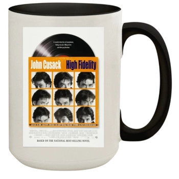 High Fidelity (2000) 15oz Colored Inner & Handle Mug