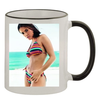 Salma Hayek 11oz Colored Rim & Handle Mug