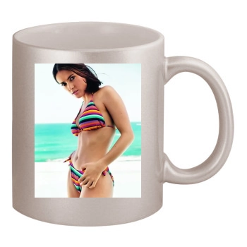 Salma Hayek 11oz Metallic Silver Mug