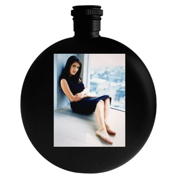 Salma Hayek Round Flask