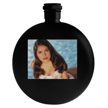 Salma Hayek Round Flask