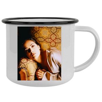 Salma Hayek Camping Mug