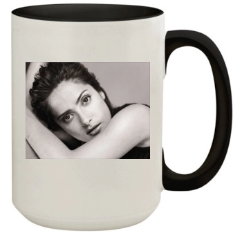 Salma Hayek 15oz Colored Inner & Handle Mug