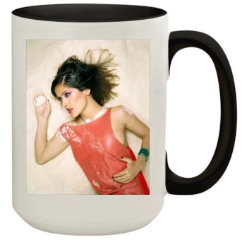 Salma Hayek 15oz Colored Inner & Handle Mug