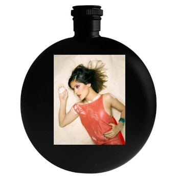 Salma Hayek Round Flask